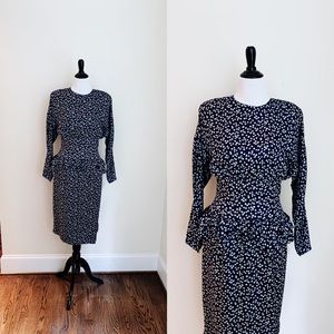 Vintage Maggy London Silk Dress
